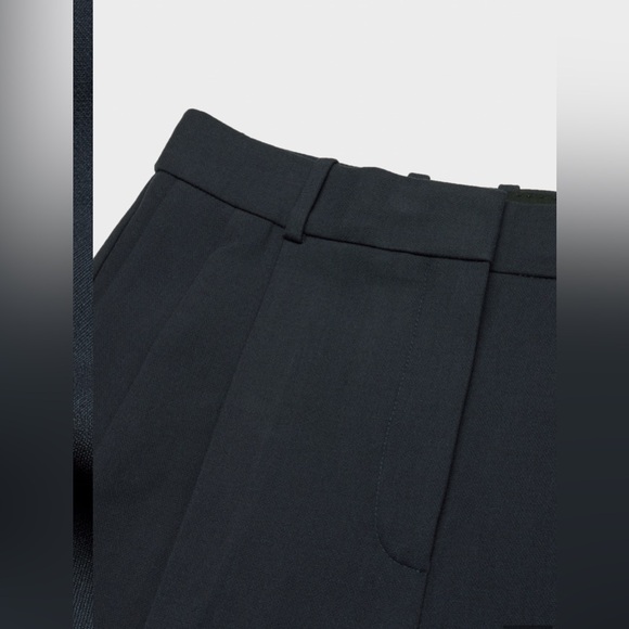 NWT Aritzia Babaton Pleated Pant in Dark Night Navy Size 6 - Picture 10 of 15